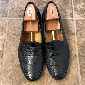 Zelli genuine crocodile leather mens size 12